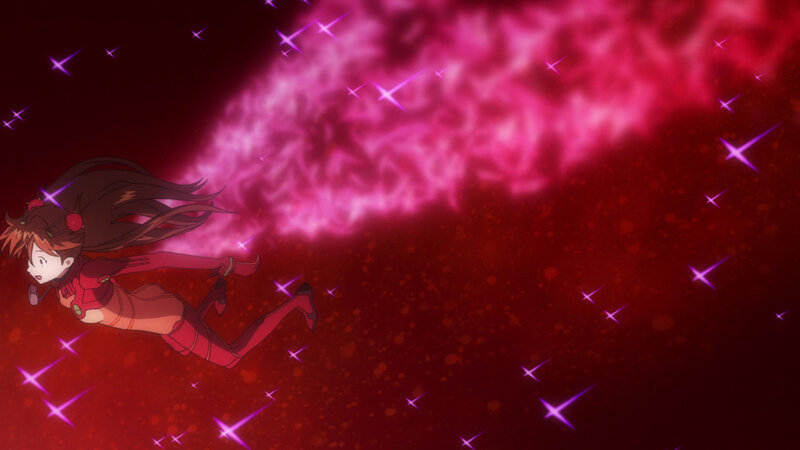 anime girl in red suit
