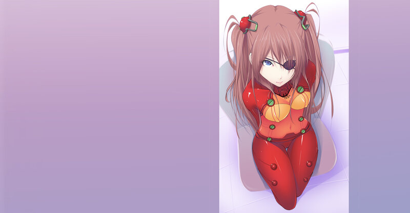 anime girl in red suit