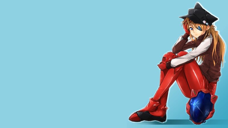 anime girl in red suit