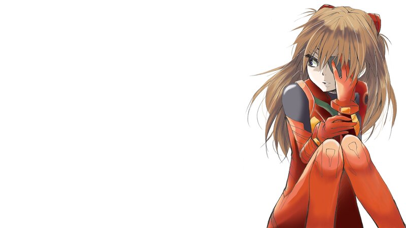 anime girl in red suit