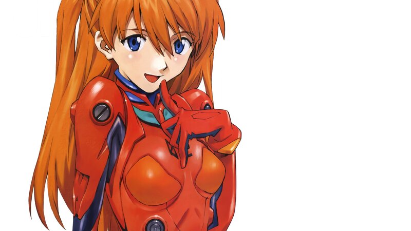 anime girl in red suit