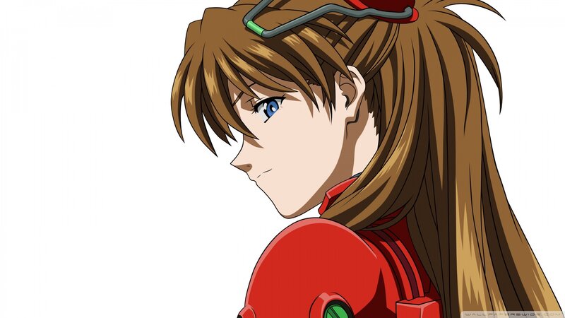 Anime Girl in Red Suit — Brown