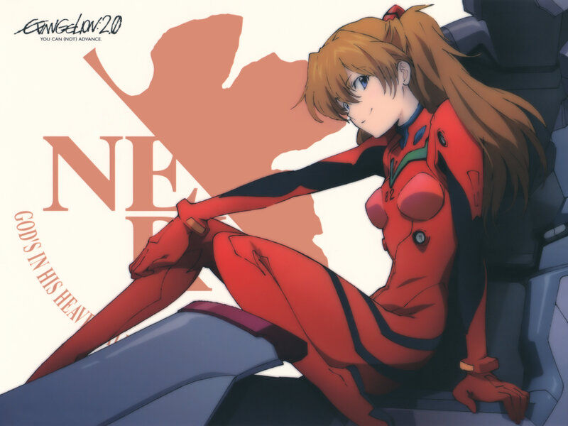 Anime Girl in Red Suit — Calm, Mecha