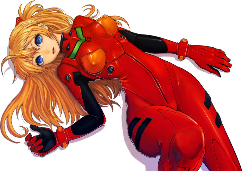 Anime Girl in Red Suit — Calm