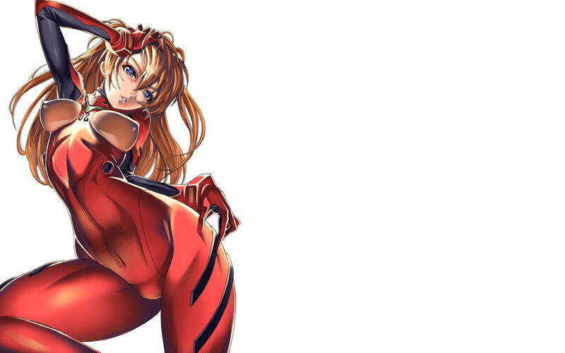 Anime Girl in Red Suit — Confident, Red Suit, Long Hair
