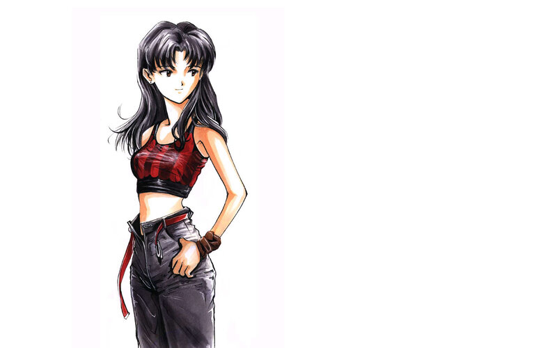 anime girl in red top
