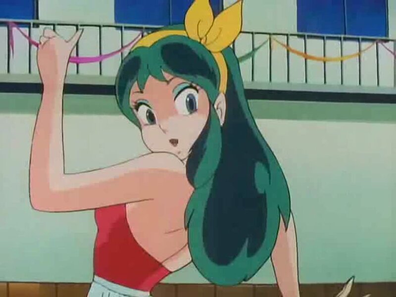 anime girl in red top