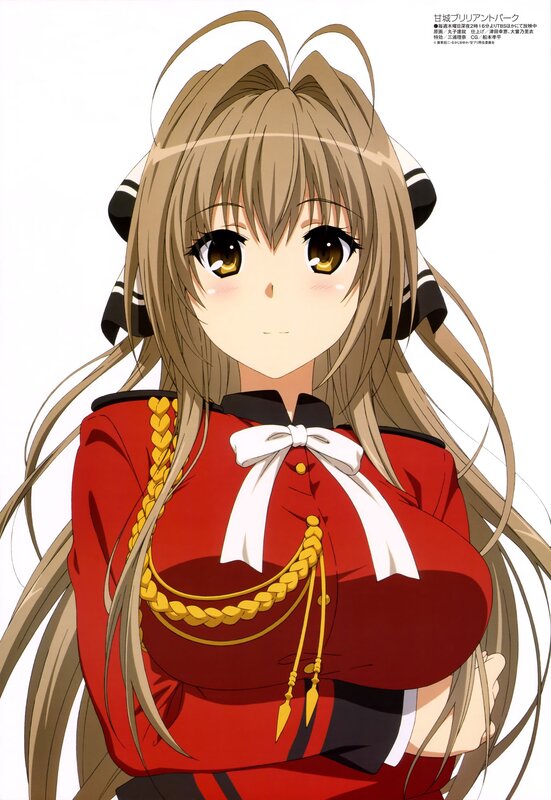 Anime Girl in Red Uniform — Neutral