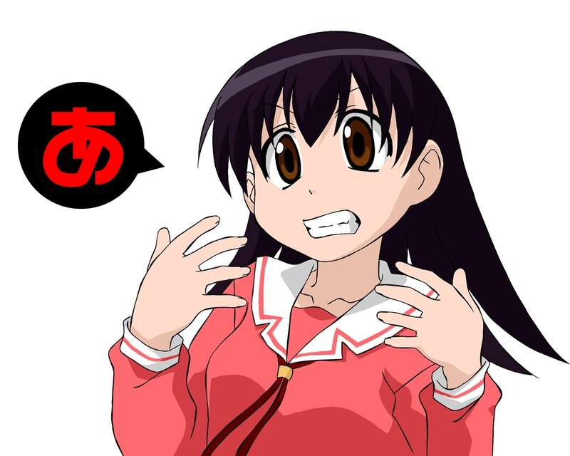 Anime Girl in Red Uniform — Surprised