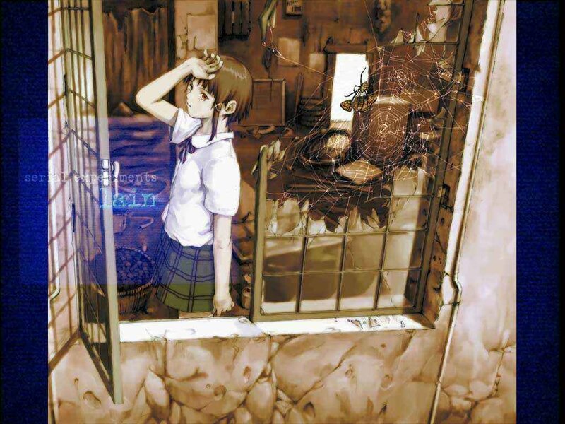 Anime Girl in Room — Brown