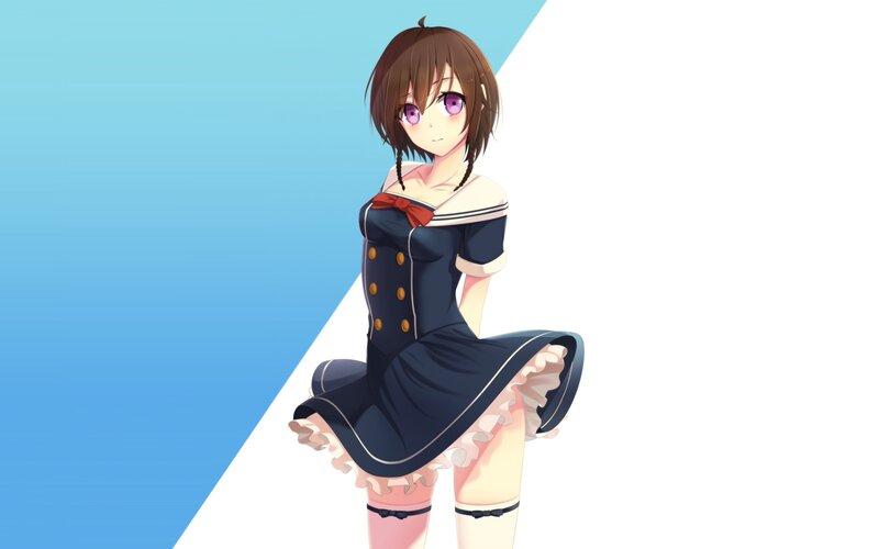 anime girl in sailor outfit