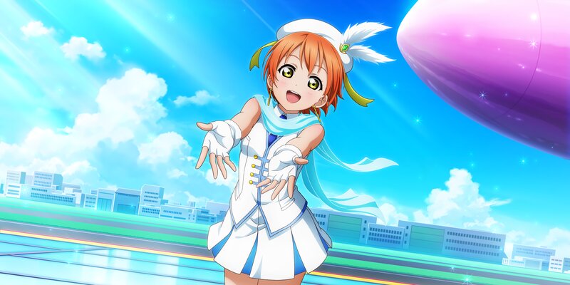 Anime Girl in Sailor Outfit — Blue, Bright, Cheerful