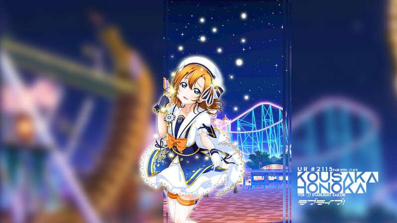 Anime Girl in Sailor Outfit — Blue, Festive