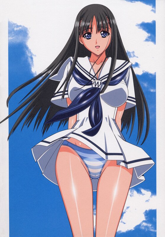 anime girl in sailor uniform