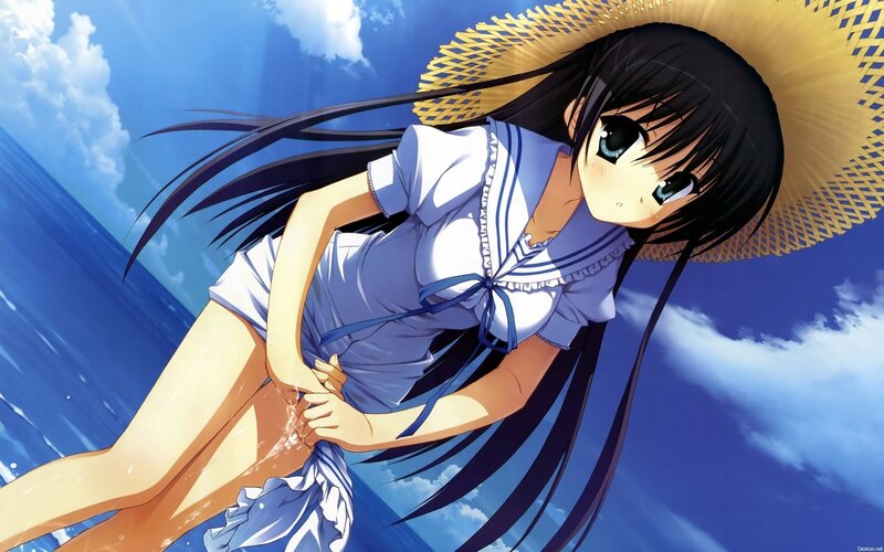 anime girl in sailor uniform