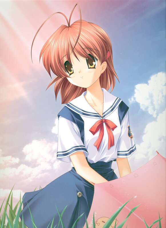 anime girl in sailor uniform