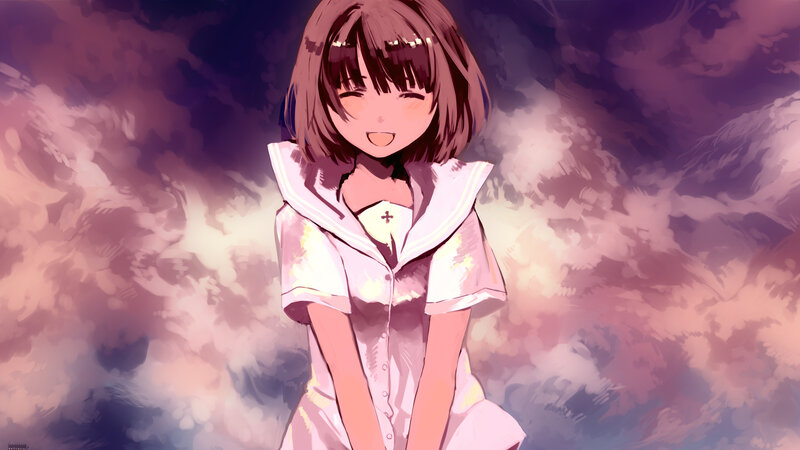 anime girl in sailor uniform