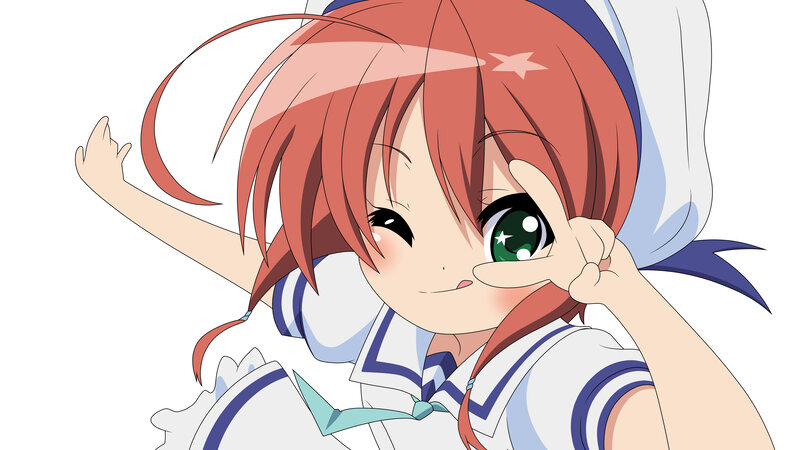 anime girl in sailor uniform