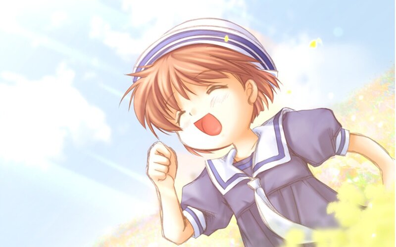 anime girl in sailor uniform