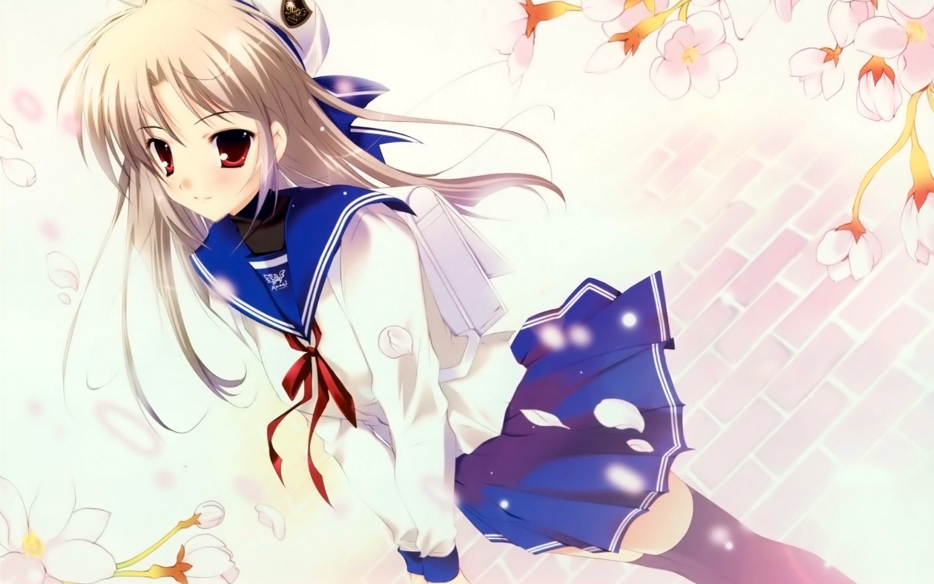 anime girl in sailor uniform
