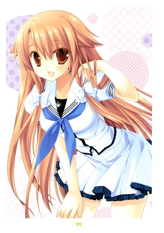 anime girl in sailor uniform