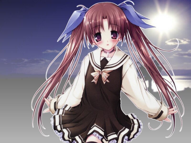 anime girl in sailor uniform