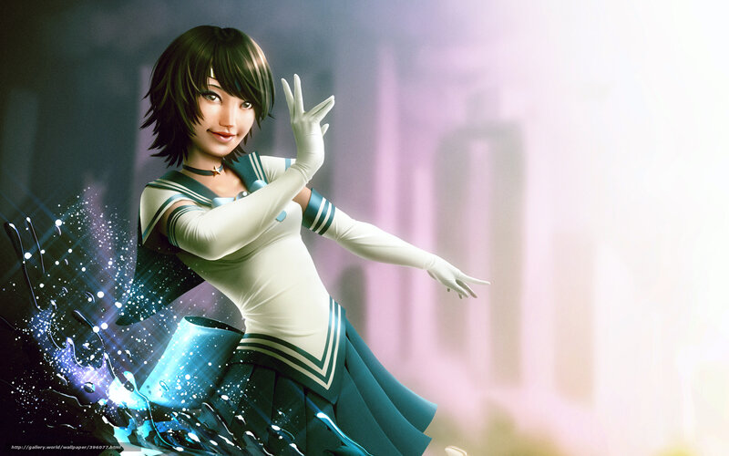 anime girl in sailor uniform
