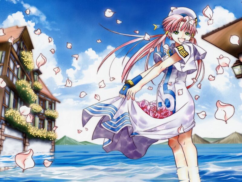 anime girl in sailor uniform