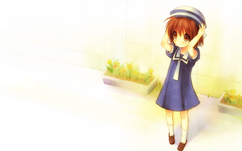 anime girl in sailor uniform
