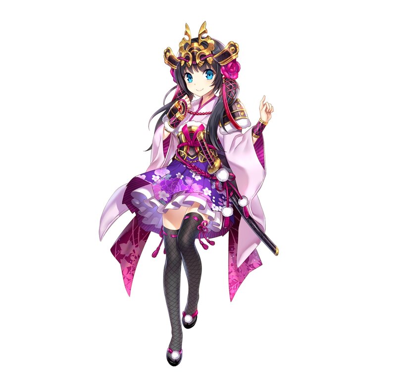 Anime Girl in Samurai Outfit