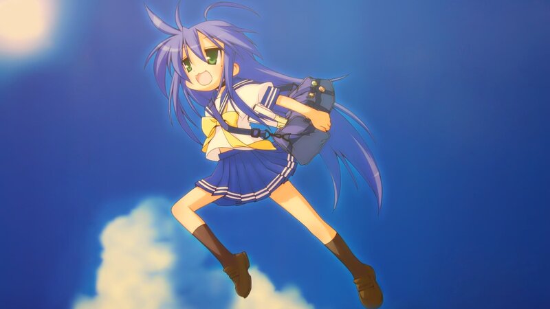 anime girl in school uniform