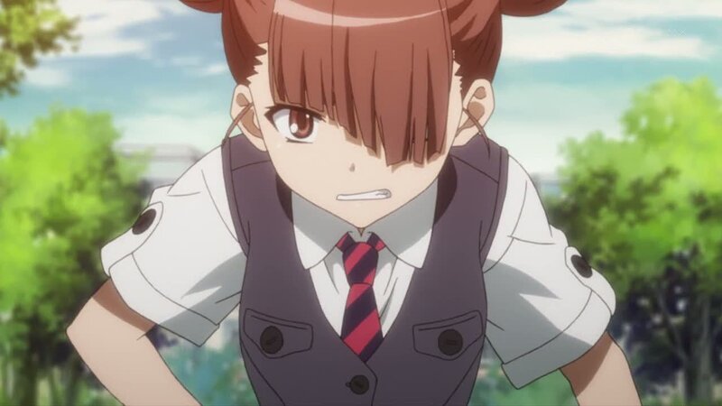 anime girl in school uniform
