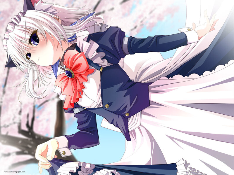 anime girl in school uniform