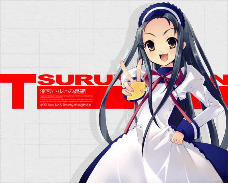 Anime girl in school uniform