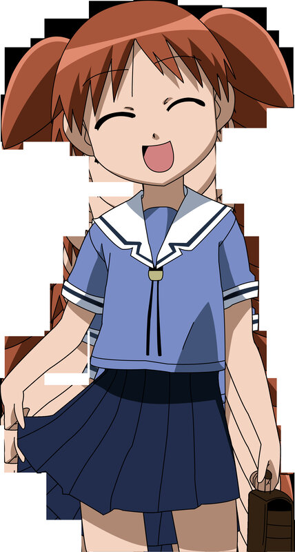 anime girl in school uniform