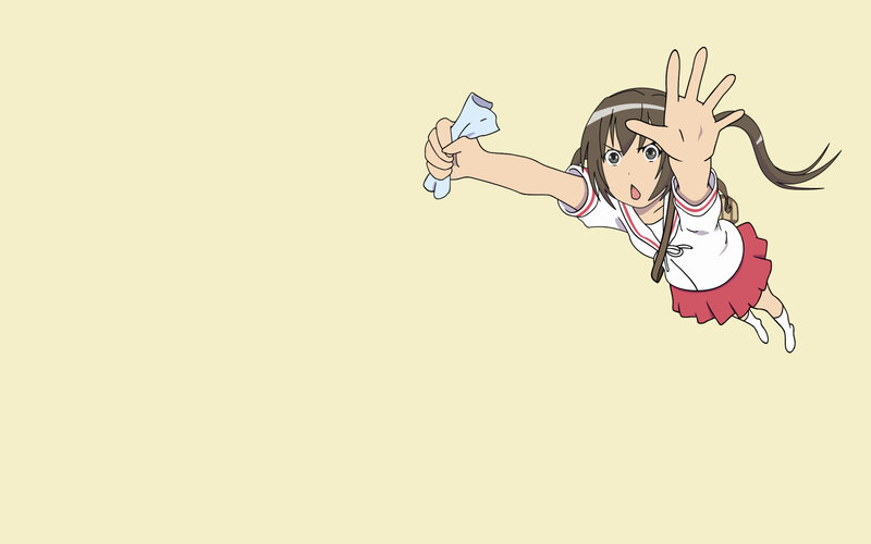 anime girl in school uniform