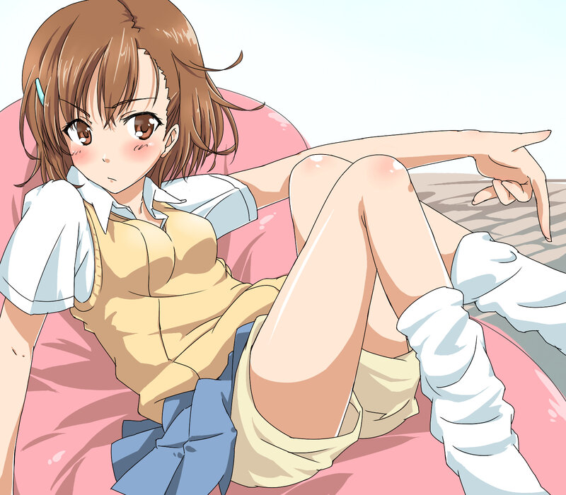 anime girl in school uniform