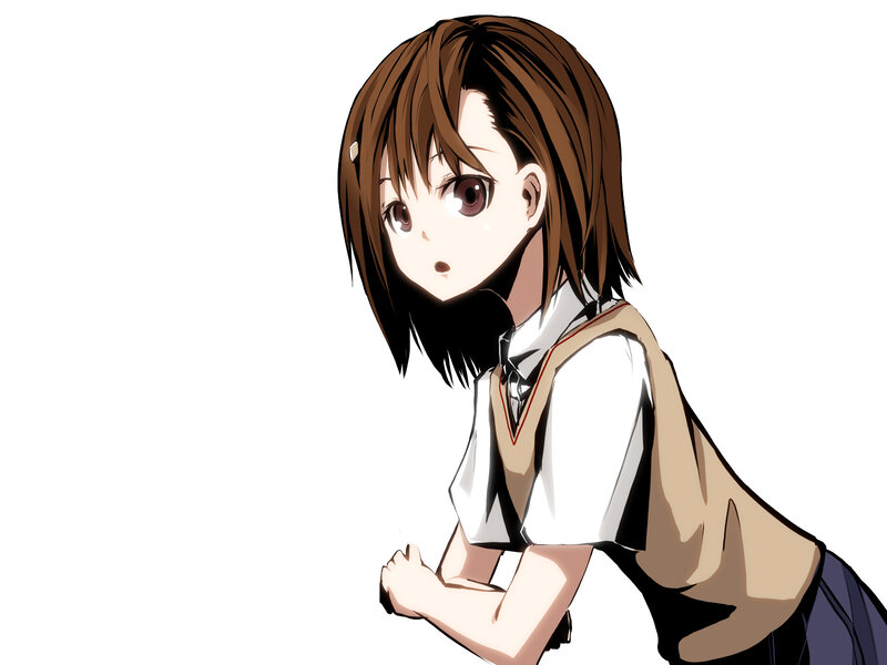 anime girl in school uniform