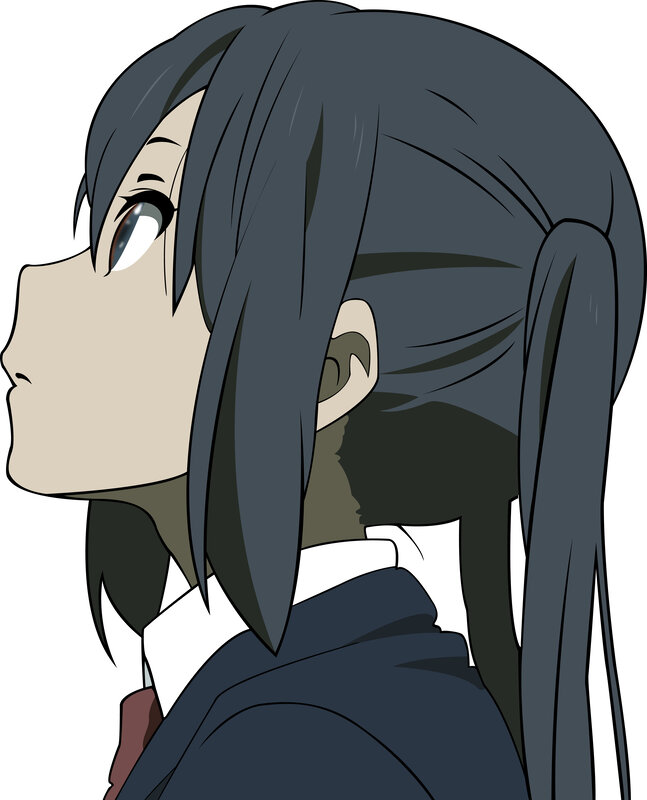 anime girl in school uniform