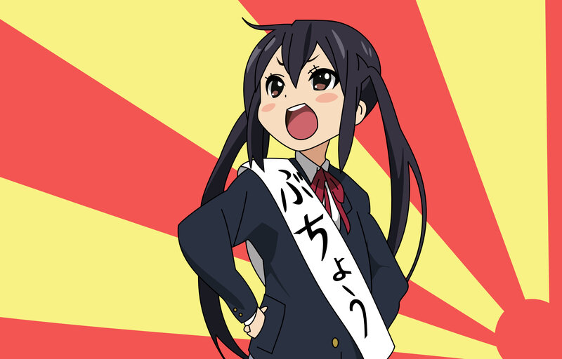 anime girl in school uniform