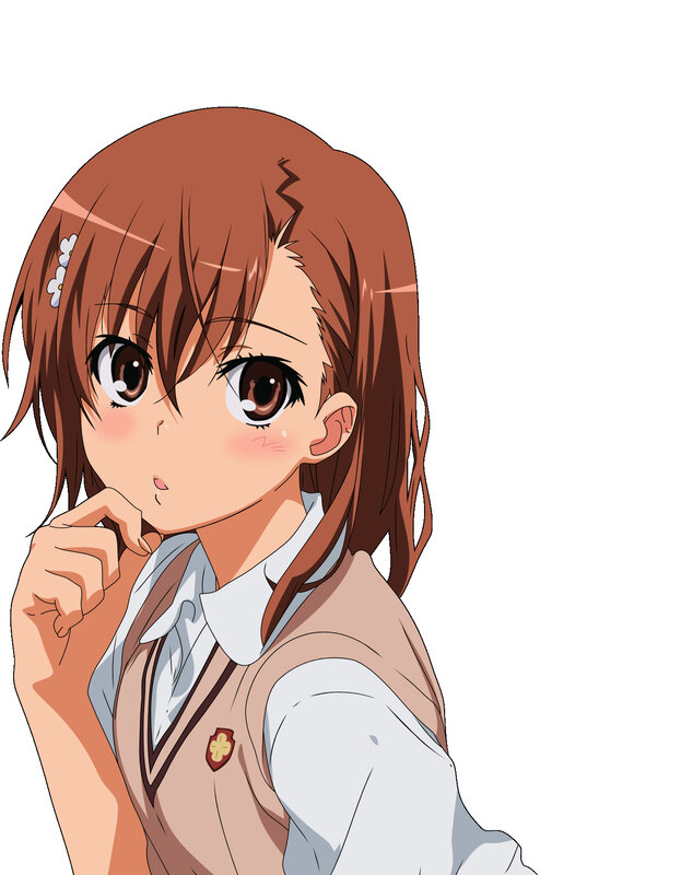anime girl in school uniform