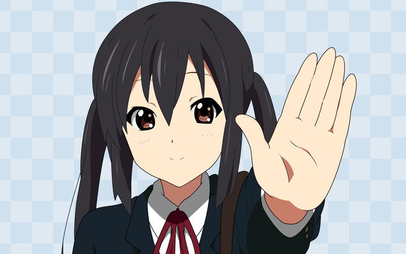 anime girl in school uniform