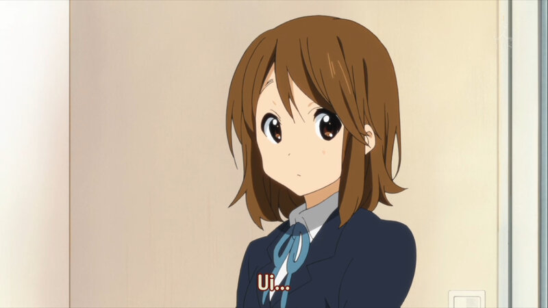 anime girl in school uniform