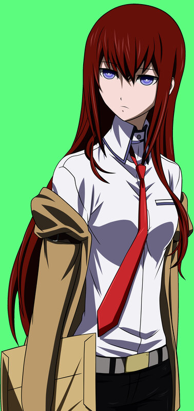 anime girl in school uniform