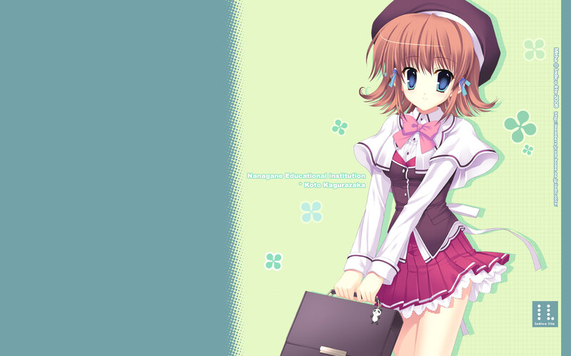 anime girl in school uniform
