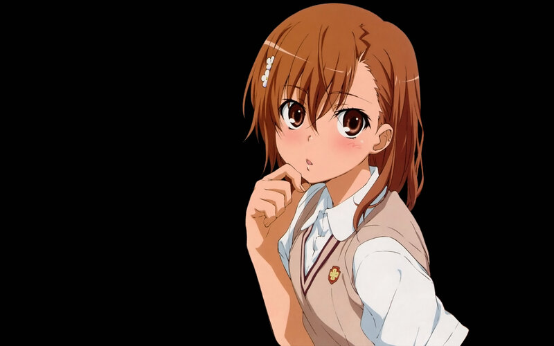 anime girl in school uniform