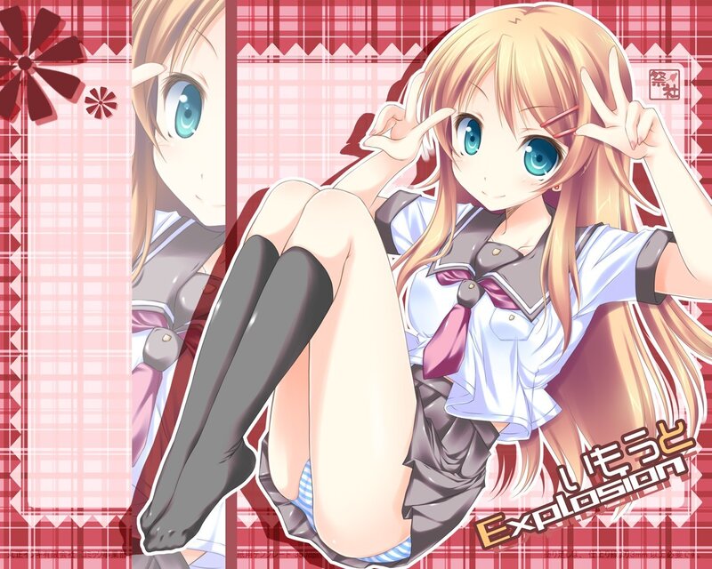 anime girl in school uniform