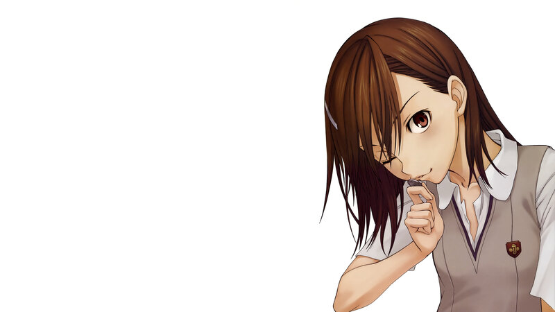 anime girl in school uniform