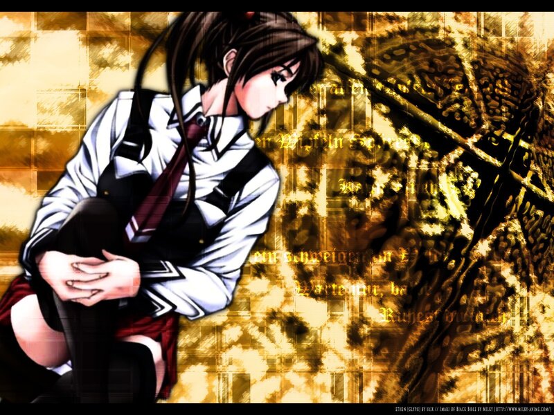anime girl in school uniform
