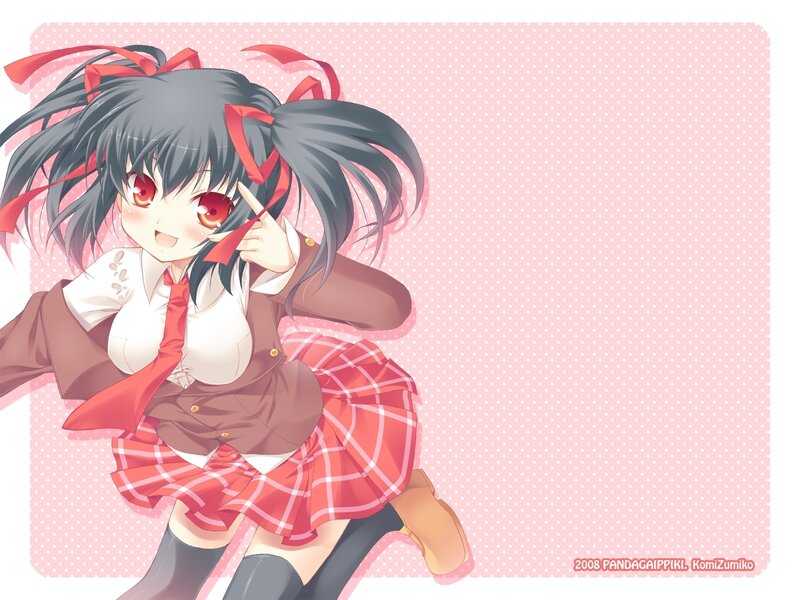 anime girl in school uniform